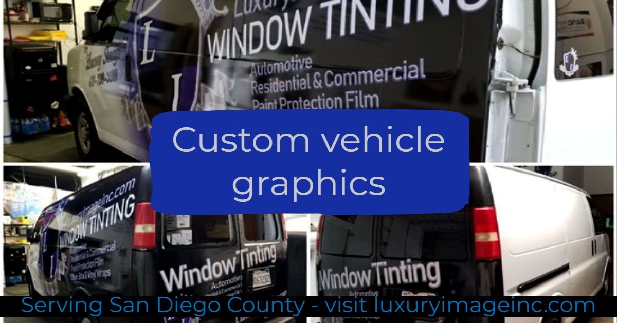 luxuryimageinc's tweet photo. Check out our own custom wrapped van! Serving North San Diego County.
#sandiegovehiclegraphics #sandiegotint #sandiegocars #sandiegocarclub https://t.co/fxdWGkAQdf