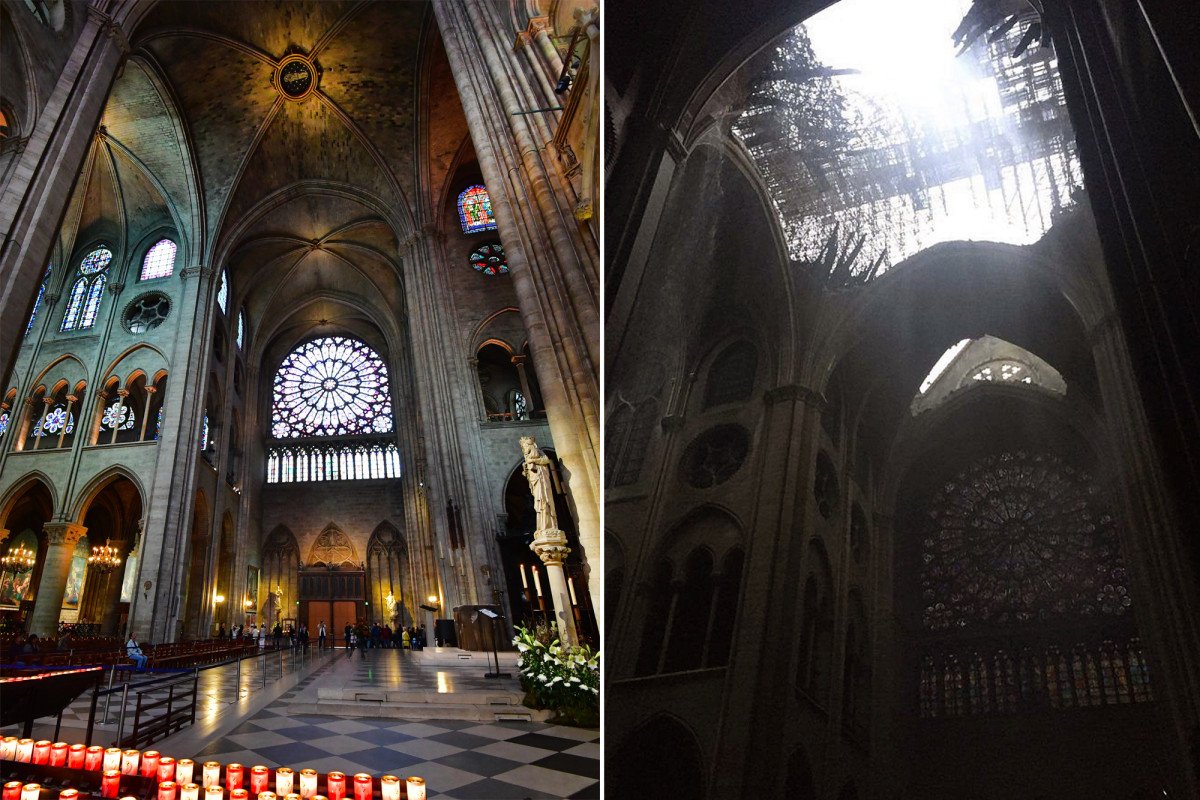 New photos show heartbreaking damage inside Notre Dame cathedral trib.al/4QrVWqy