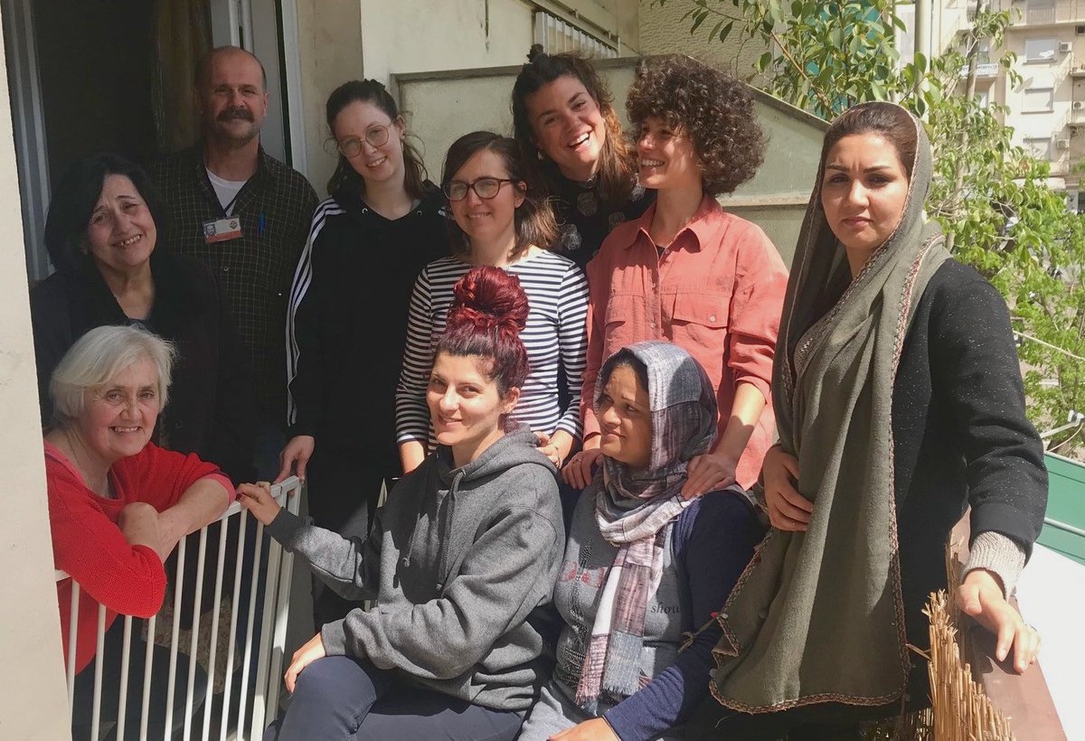 Amurtel_Greece's tweet photo. We sadly say goodbye to two of our loveliest volunteers who are heading back to #Switzerland. We wish a fond farewell to Salome Ruckstuhl and Laura Widmer from #MAMbrella. It was lovely having you, thank you for all your help! https://t.co/yksXC2wlAK