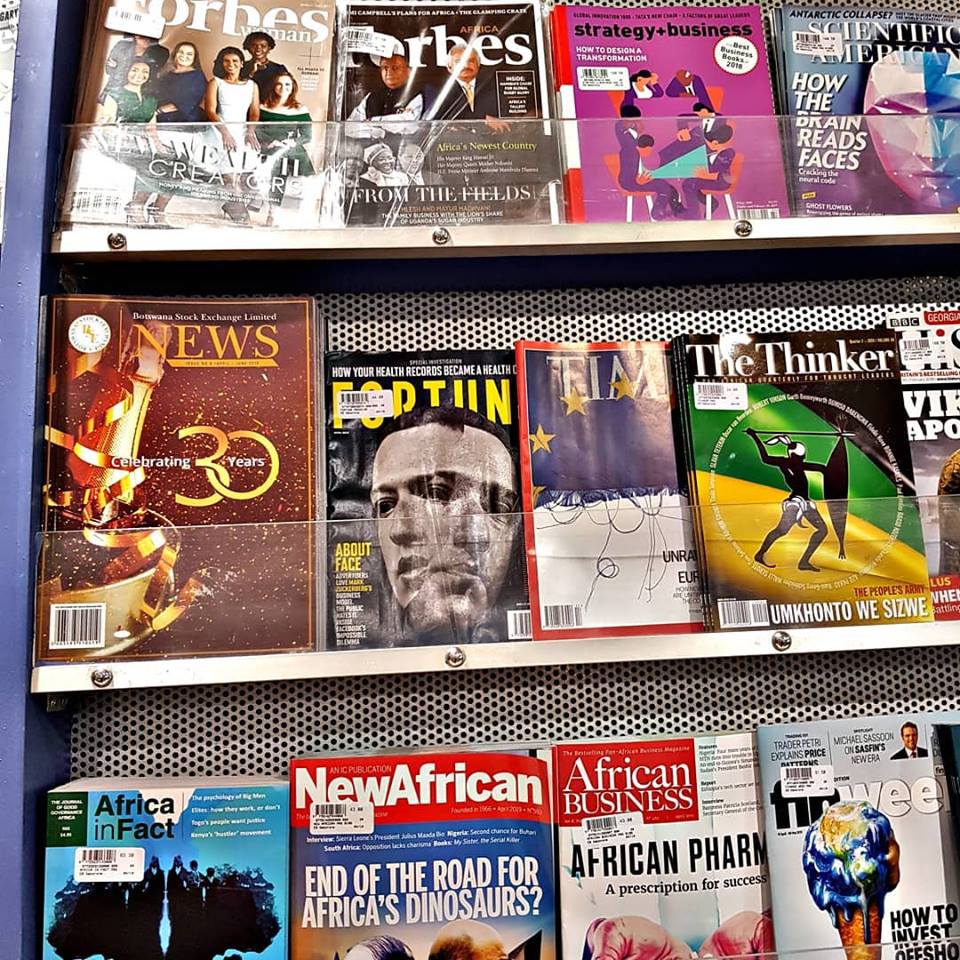 TheOfficialBSE's tweet photo. Do you have the latest edition of the BSEL News ?
If not, kindly visit Exclusive Books store or Choppies stores for a copy.
#YourPartnerInWealthCreation #bse #botswana #botswanastockexchange #stockexchange #stockmarket #financialliteracy #Celebrating30Years https://t.co/qBYckAEX9D