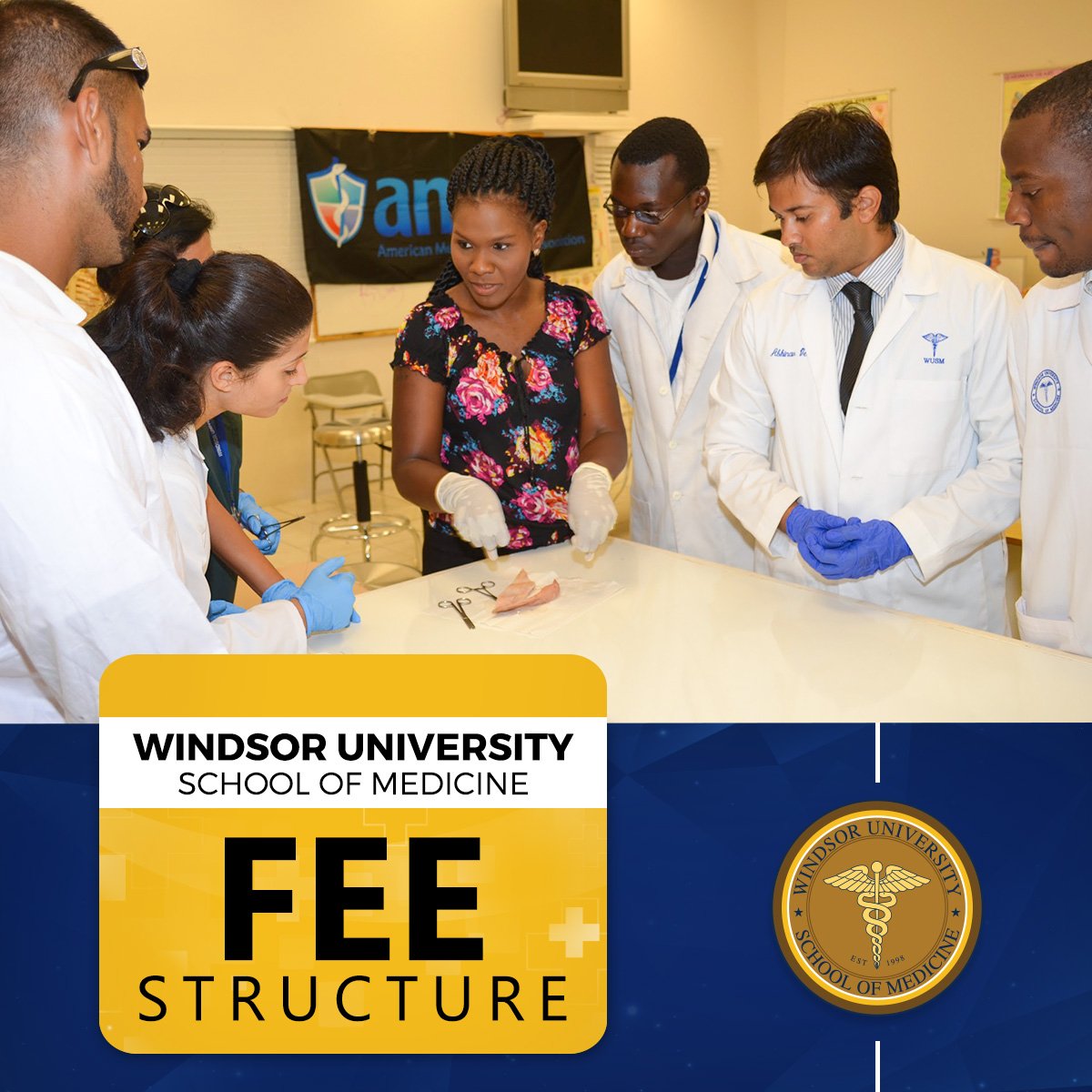 We offer quality medical education at the most affordable tuition price of any accredited medical school. Learn more about our fee structure:
windsor.edu/admissions/tui…

#Tuition #Fees #CostofStudying #StudyMedicine #MedicalEducation #StudyAbroad