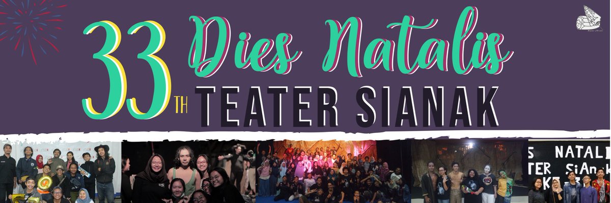 -Salam Budaya, Salam Seni Untuk Keberpihakan-
.
Kini kau 33 tahun lamanya telah ada.
Tempat berkreasi, mencoba hal baru dengan segala proses di dalamnya.
Selamat bertambah usia Teater SiAnak, tetap berkarya, berkreasi dan semangat berproses.
.
16 April 1986 - 16 April 2019