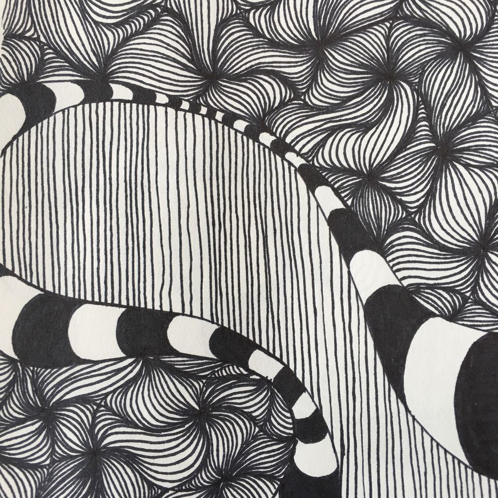 dotandjojo's tweet photo. Looking through an old notebook. Love this doodle! 

#zentangle #zendoodles #doodles https://t.co/1ha1ibYKZa