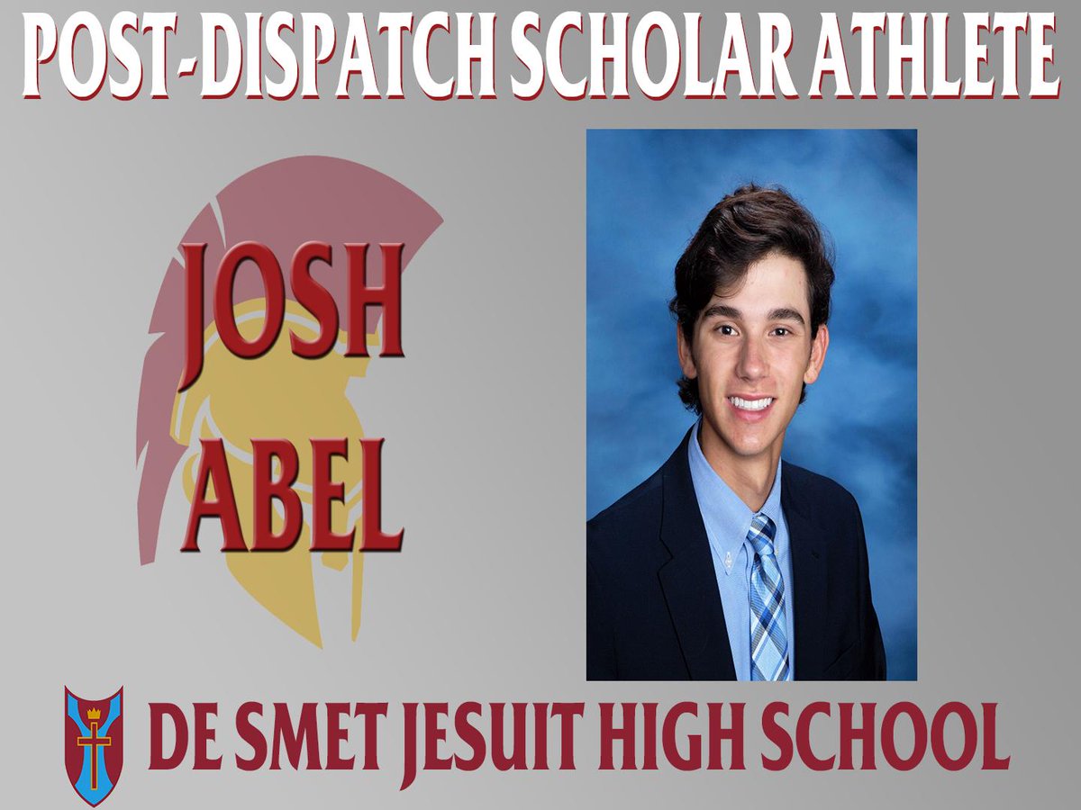 DeSmetJesuitHS's tweet photo. Congratulations to Josh Abel on being named the @stltoday #ScholarAthlete Award winner #leader #DSJAwards #AMDG #hardwork @DESMETHOCKEYSTL @DeSmet_Baseball https://t.co/QkkHGJNewY