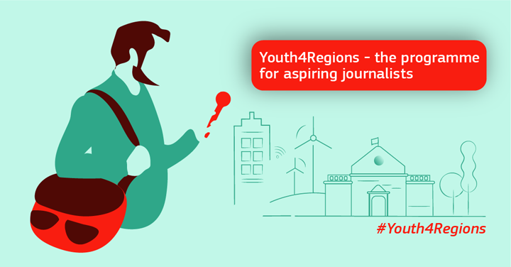 RegioInterreg's tweet photo. 📢You're a journalist student or just graduated ? 🎓You dream of covering european issues and you want to show citizens the impact of European policies on the ground ? 
💥the #Youth4Regions programme is made for YOU ! Apply now 👉https://t.co/VlU0P3AguL https://t.co/K6Xgv6wr3E