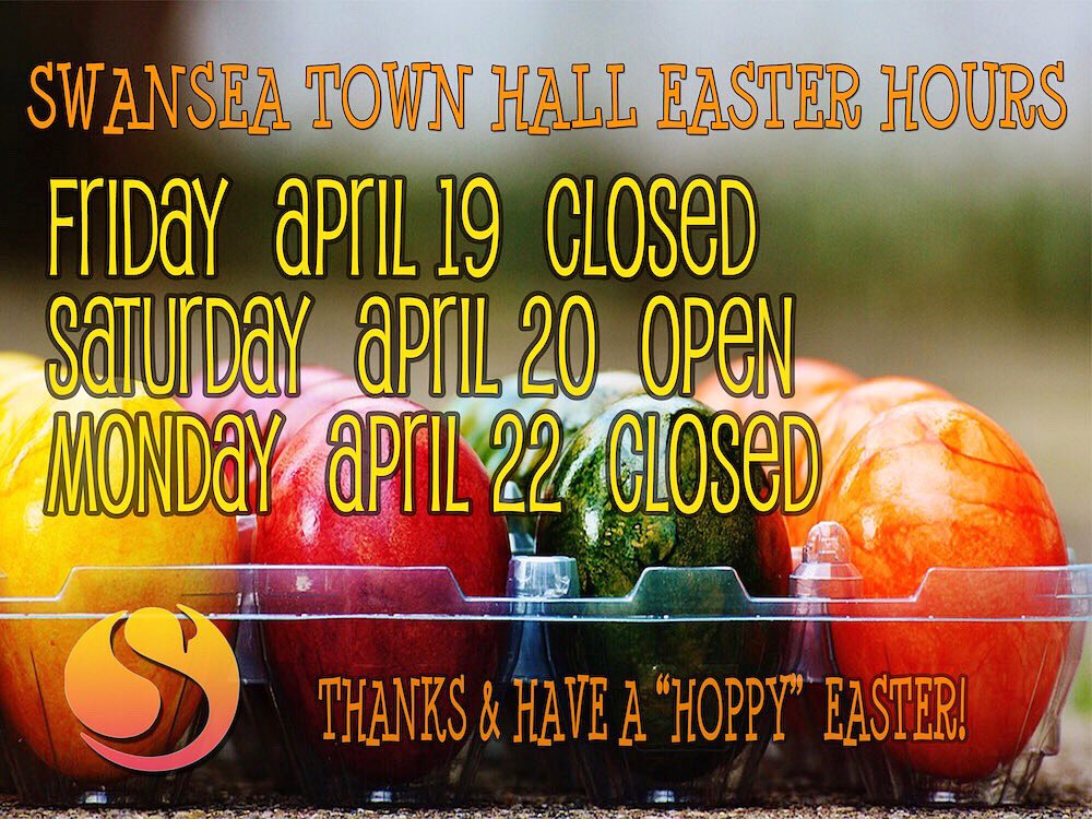 SwanseaTownHall's tweet photo. #easterweekendhours @swanseatownhall 🐣 https://t.co/fUXxrghyXF
