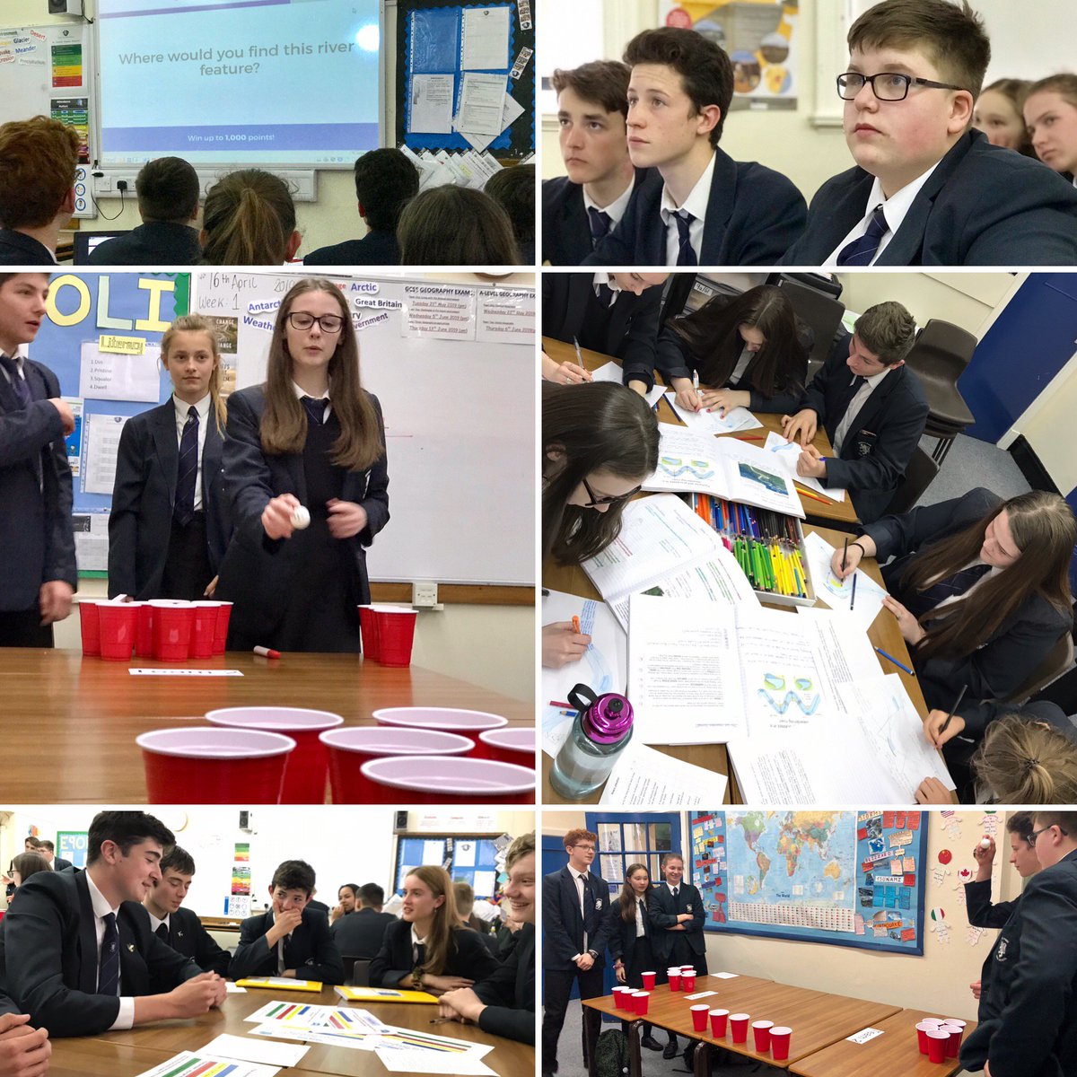 qphschester's tweet photo. Have you heard of #Kahoot ? Our Year 10 can tell you all about it! They’ve been enjoying an interactive #Geography revision lesson with Miss Oliver this afternoon #debates #mindmaps #revisionpong #Kahoot #revisioncanbefun #bethebestyoucanbe https://t.co/Npn0sWH0CE