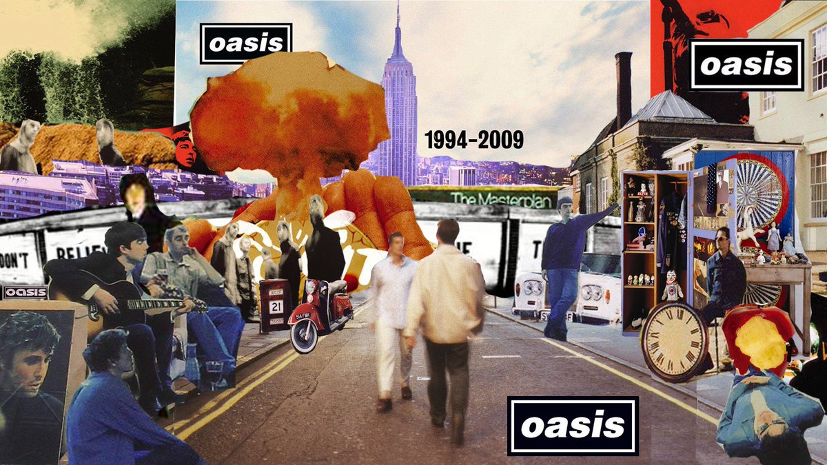 Adrian Forzaalex 11 Oasis Albums Pc Wallpaper Featuring All Oasis Albums Including The Masterplan Familiar To Millions Stop The Clocks And Time Files Likes And Rts Are More Than