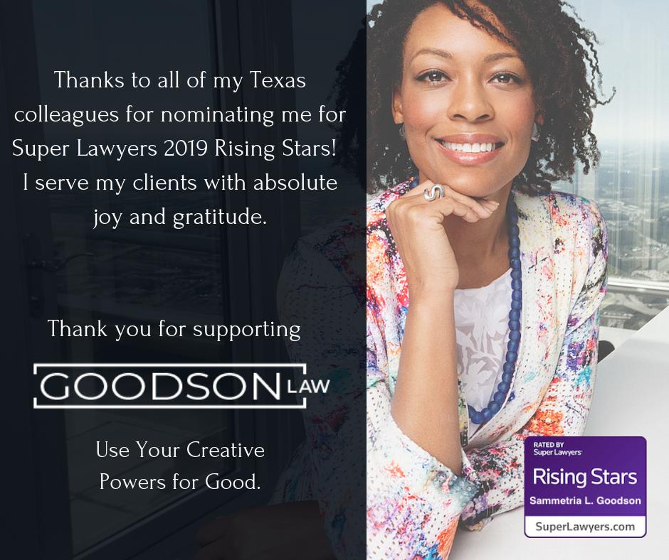 I’m so honored to be recognized as a Super Lawyers 2019 Rising Star!