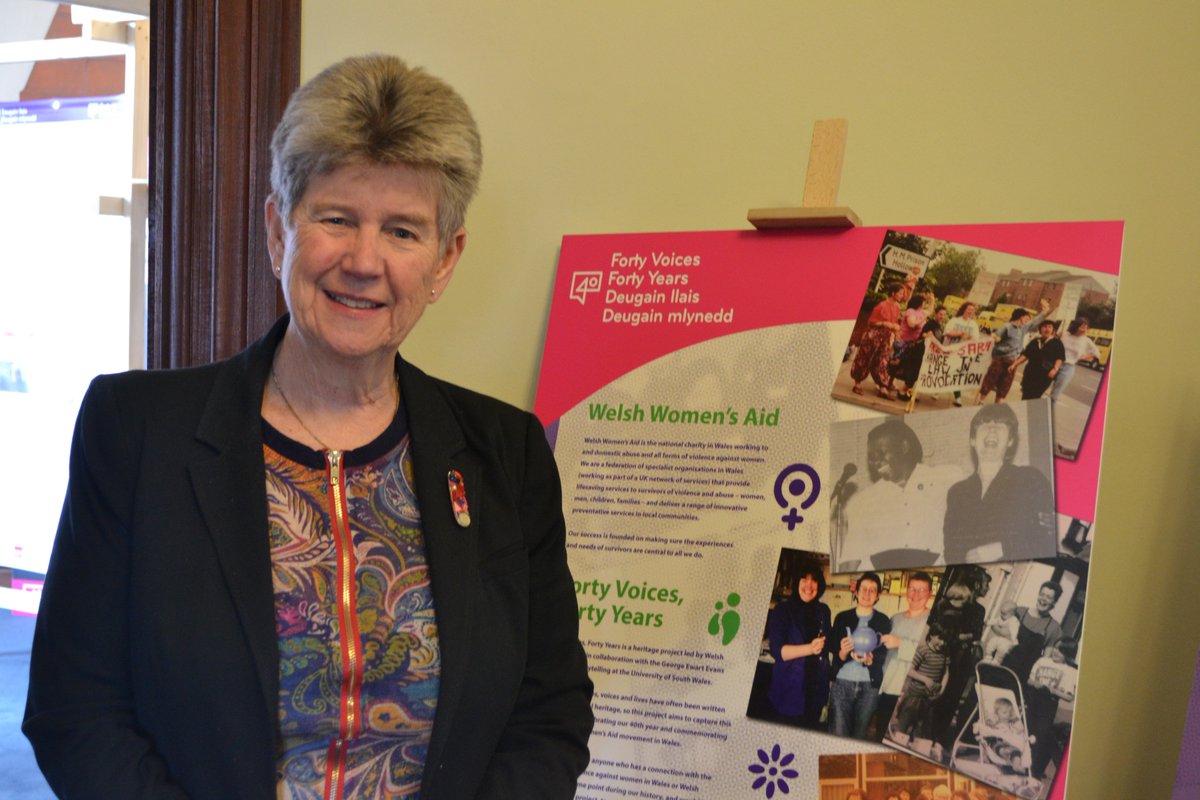 WelshWomensAid's tweet image. Reminder! Our #40Voices40Years exhibition is at the @YPierhead in Cardiff Bay for the whole of April - go and check it out if you haven't already had the chance to view the exhibition and listen to the wonderful stories! #HLFSupported