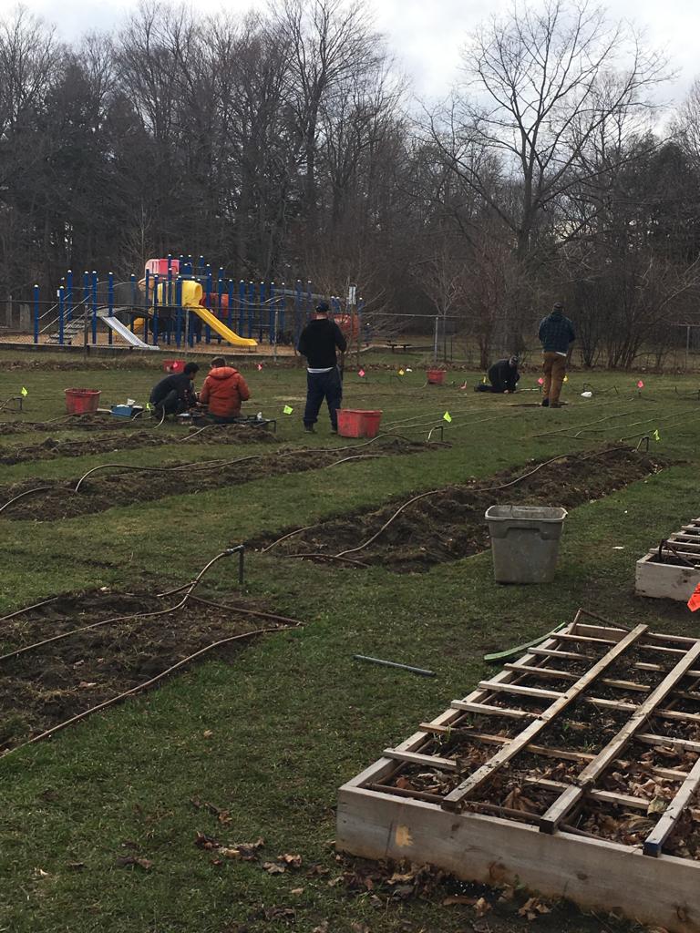 flemingdonpm's tweet photo. Installation of the Irrigation System at our farm has been completed. We're good to go! #FPM #IrrigationSystem #UrbanFarming #2ndHarvest #FoodRescue #WeAreDailyBread #FoodShareTO #EGBrickWorks #GGyouthcentre #COBSBread #EpiBread https://t.co/6f1VVwyhqr