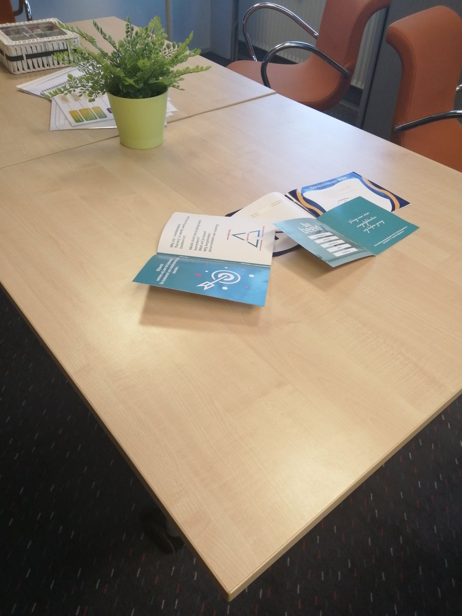 Onze stagiaires hebben een presentatie gegeven over hun idee voor een nieuwe bijbeeld folder. #Trots