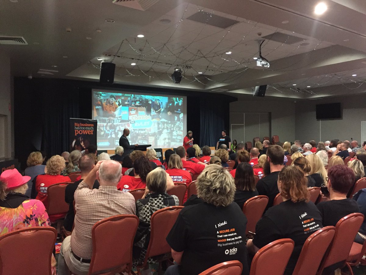 We’re a family, we’re connected, Unions are community. Let’s work together to #changetherules