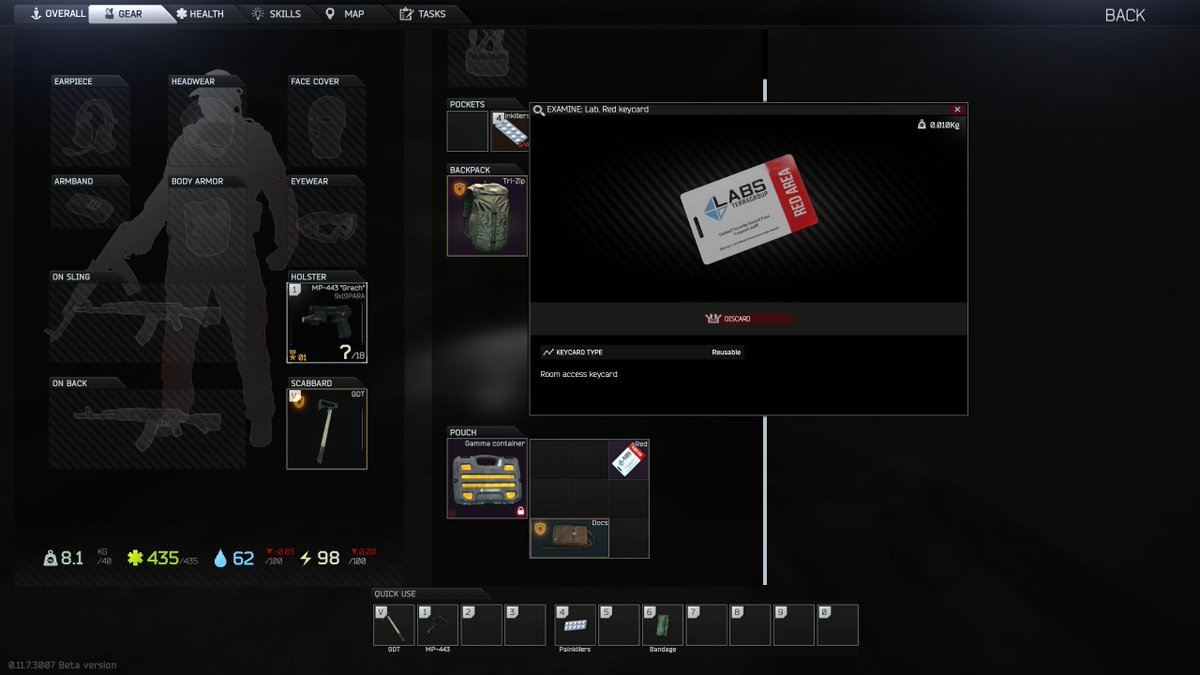 Черная карта тарков