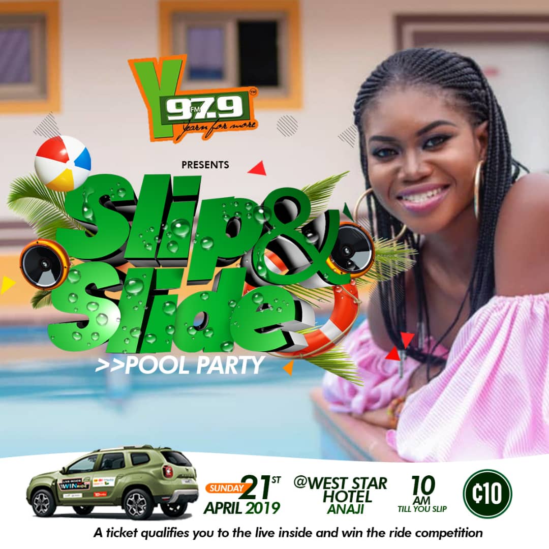 junia_gh's tweet photo. #SlipNSlide #WinTheRide and #EasterInTaadi let's go!!!!
@PappyIndomie
@PmDePresenter
@imridwan_
@djgunshotonyfm https://t.co/55PBrJdkdy