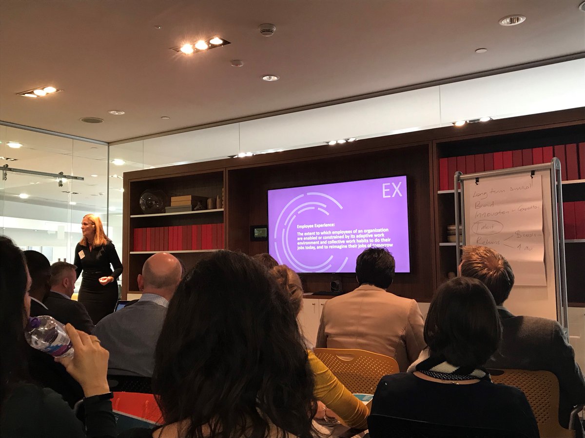 CullinanStudio's tweet photo. Great talk by Dr Kristine Dery of MIT Sloane School - employee experience is the key to the future of work! #worktech #techtrends19 #futureofwork https://t.co/mBG1qEziJC