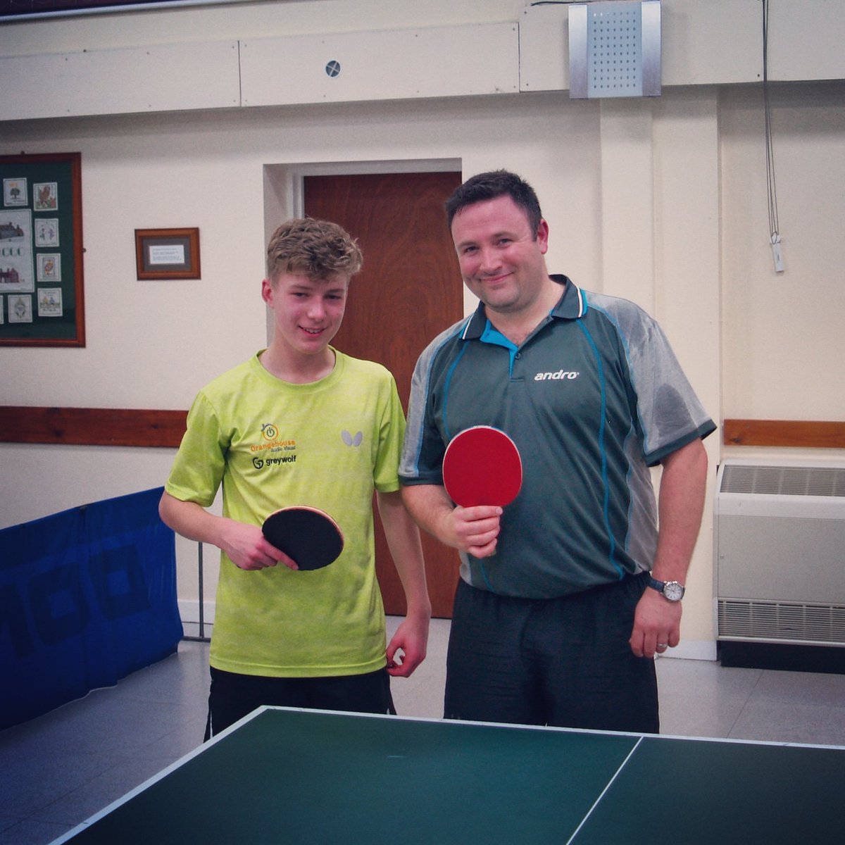 SRTTL's tweet photo. Congratulations to Joe Cox (left) on defeating Leigh Ware (right) to claim his first Tier 1 Singles Title 🏆 https://t.co/0w9ReAfHhG
