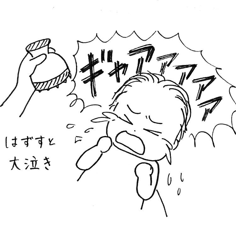 ヘッドスパは育児アイテム。 