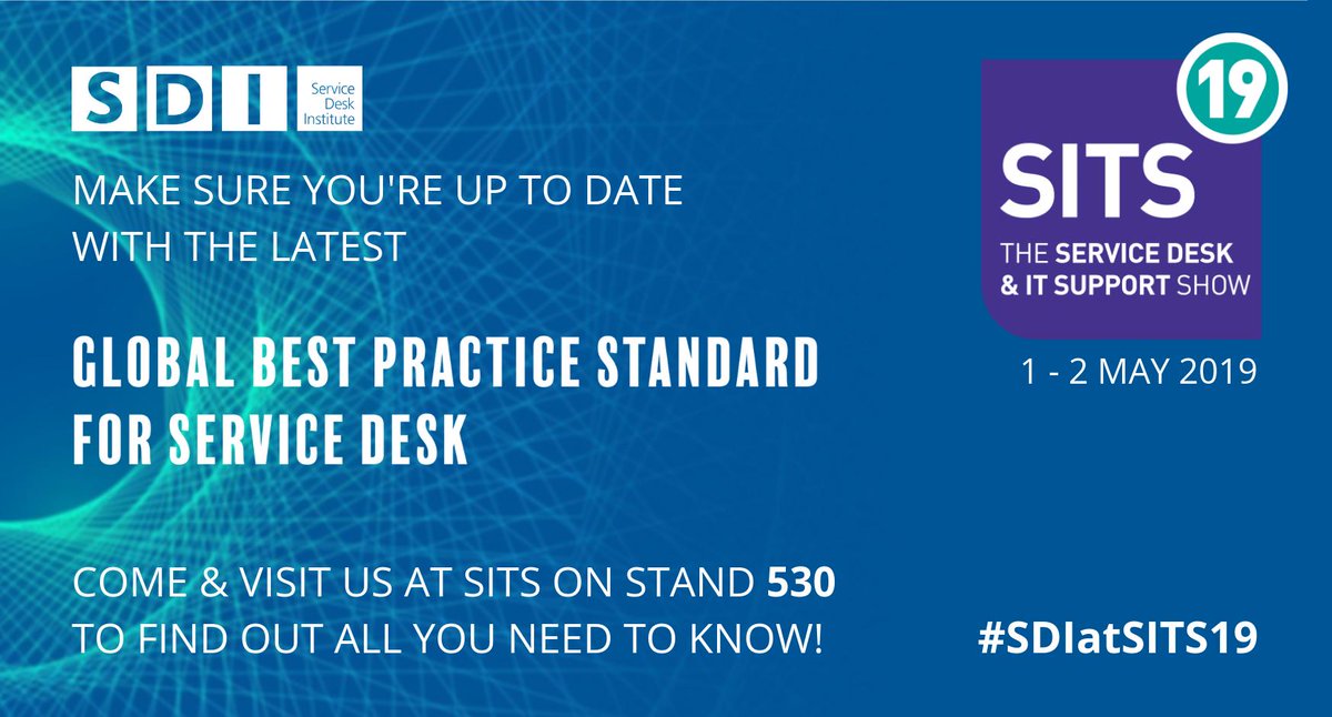 sdi_institute's tweet photo. Visit the SDI stand (530) at #SITS19 to learn all you need to know about the new Best Practice Standard  1-2 May, register for free today! #SDIatSITS19 #BestPracticeStandardv8

https://t.co/Y3tQIjCIJF https://t.co/wU8M8rJvnF