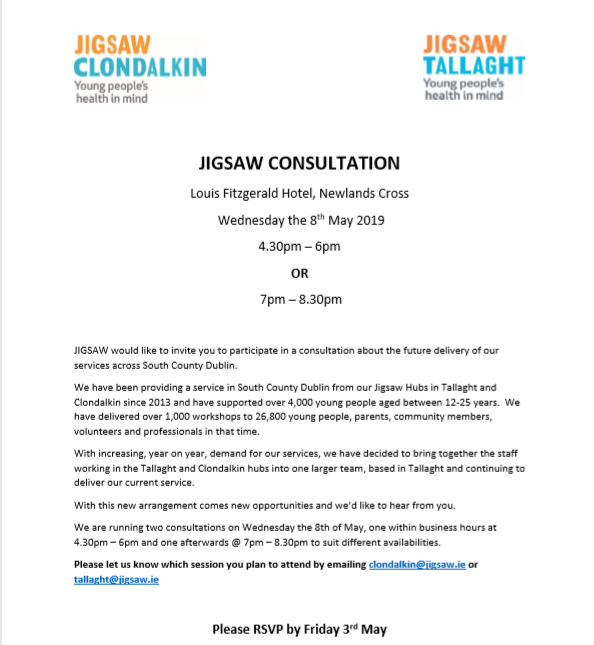 Hi Everyone please see below an invite &amp; details to our upcoming community consultation!!!