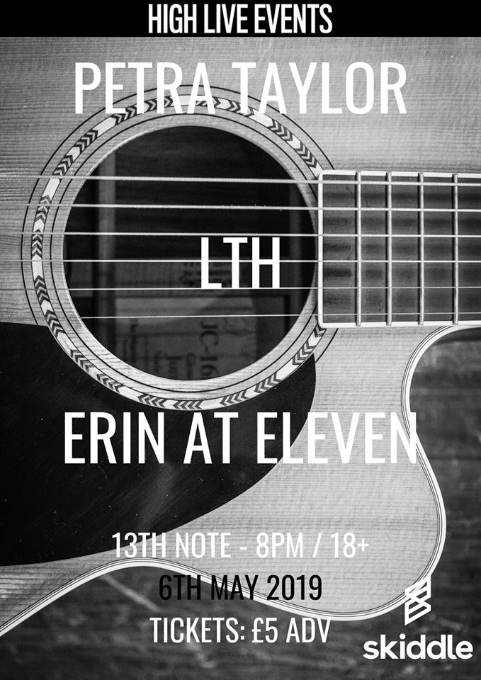 HighLiveEvents's tweet photo. A reminder that our first event happens in three weeks! Tickets on sale now from @skiddle and you can see @PetraTMusic, LTH and @ErinAtEleven!
https://t.co/tCgdQMPnDZ…
#acoustic #indie #singersongwriter #live #music #Glasgow #Glasgowmusic #HighLiveEvents https://t.co/1CQSI8jnf0