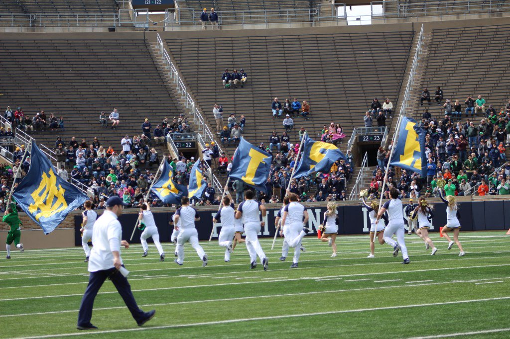 ShakeDownTheThu's tweet photo. ND Football: Spring Football HasΒ Sprung https://t.co/5w3ToMO7RR https://t.co/D4SNXZKqTD