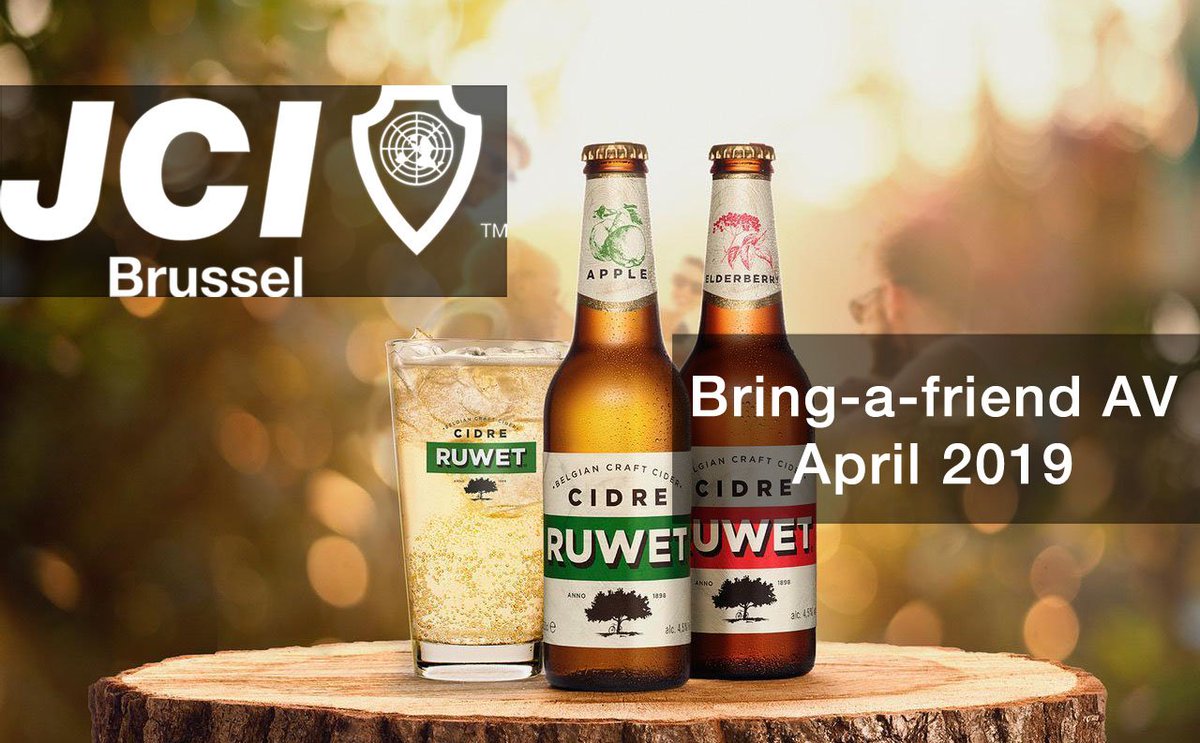 We vieren vanavond onze 100ste Tweet tijdens de Bring-a-friend AV! 
facebook.com/events/2676986…

#JCI #JCIVlaanderen #CidreRuwet