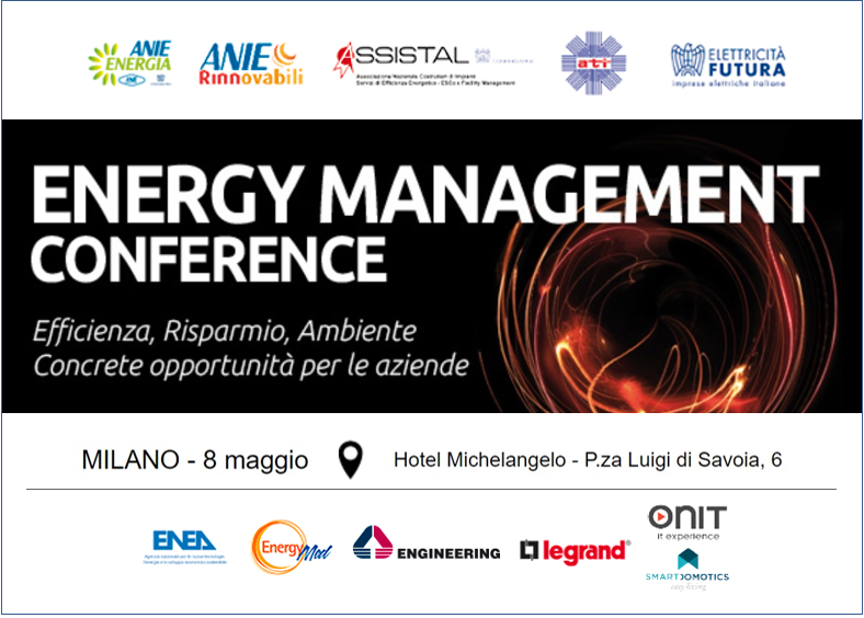 soiel_it's tweet photo. #EnergyManagement19 è ONLINE l'Agenda!
👉🏻https://t.co/dRqe5WsRxv
Con #CarrefourItalia #Consip @ENEAOfficial @ANIEnergia @Fed_ANIE @E_Futura #ATI @EngineeringSpa @BTicino #OnitGroup #SmartDomotics
Non mancare l’ #8maggio a #Milano https://t.co/BT2UrW2DDq