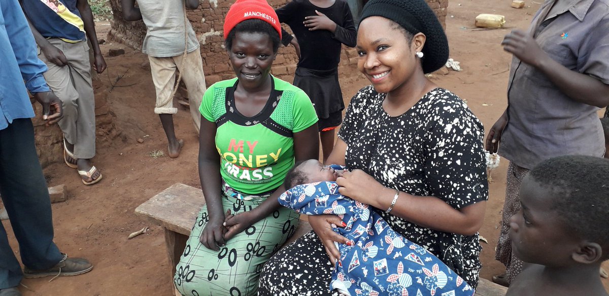 Our team of caring staff visited a mother who had complications at delivery to check on her and her newborn at her home. Follow up is critical.