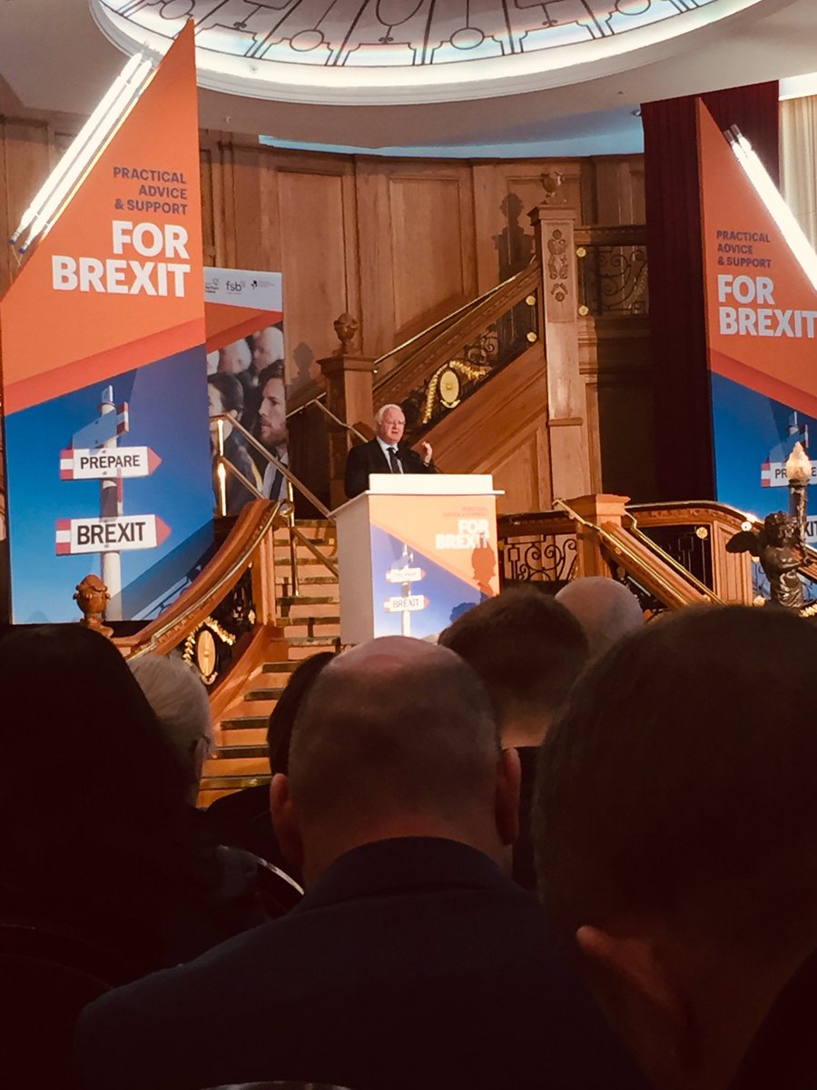 MarronDenise's tweet photo. #PracticalBrexit Vincent Power provides an overview of the current Brexit situation in Titanic this morning @Inter_Trade @followvincent https://t.co/t5V1yS9CKf