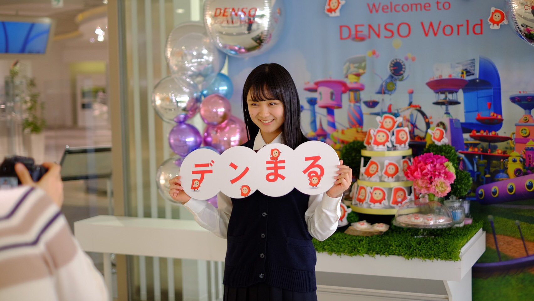 濵尾咲綺 先日 Denso本社に招待して頂きました Cmキャラクターの名前が デンまる に決定 みんな是非覚えてあげてね 工場見学もさせていただき 車の不思議を体験してきました あと 私は初愛知県でした 楽しかったです また行きたいな 濵