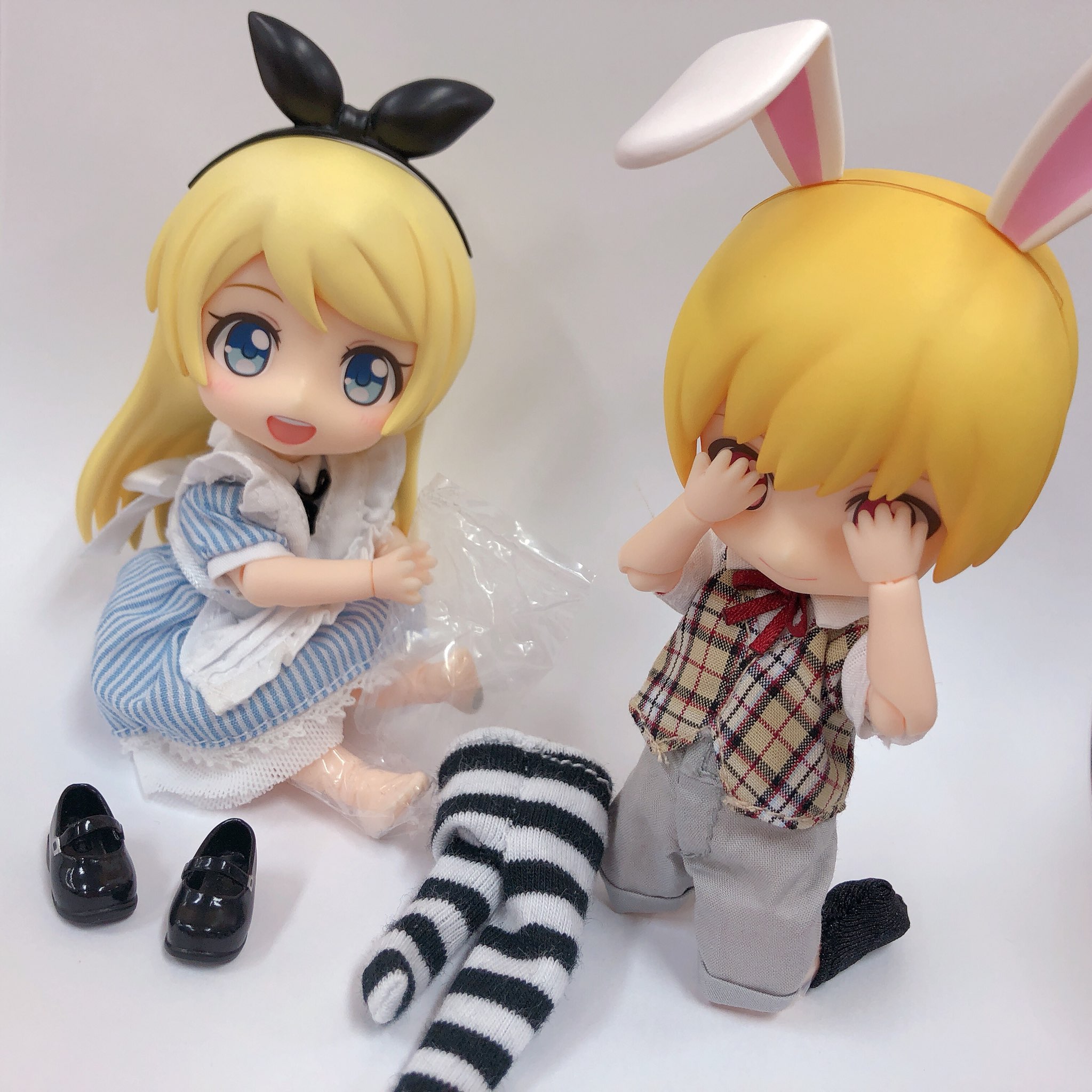 ちゃんなか ねんどろいどどーる アリスは しましまタイツの下に色移り防止用ビニールがあります 取り外してからお楽しみください ビニールシートは色移りを完全に防止するものではございません ご注意ください T Co Ifrlrfxnnv Twitter