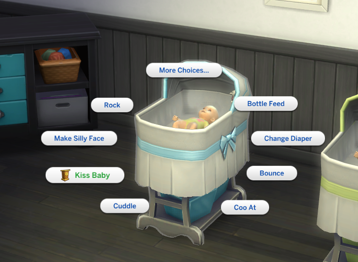 MarleyTheWizard's tweet photo. If your sim is a politician, they can kiss babies?! #Thesims4 https://t.co/hl4ODtGrhW