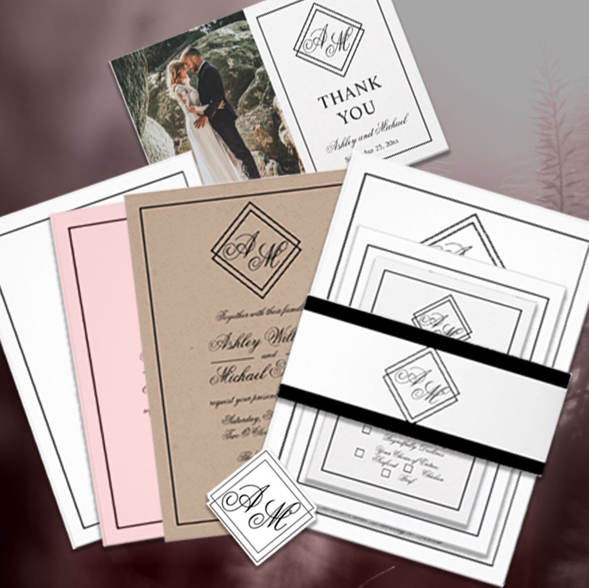 Holiday_Hearts's tweet photo. https://t.co/d3o3o7cXBO The couple's initials are celebrated in sophisticated, modern style with a monogrammed pair of overlapping harlequin diamond shapes. #elegantwedding #monogramwedding #blackandwhitewedding #kraftwedding #weddinginvitations #weddingplanners #eventplanners https://t.co/zCA4DpZAgv