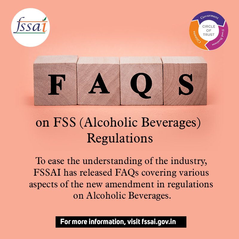 FSSAI on Twitter "FSS (Alcoholic Beverages) Regulations, 2018 have