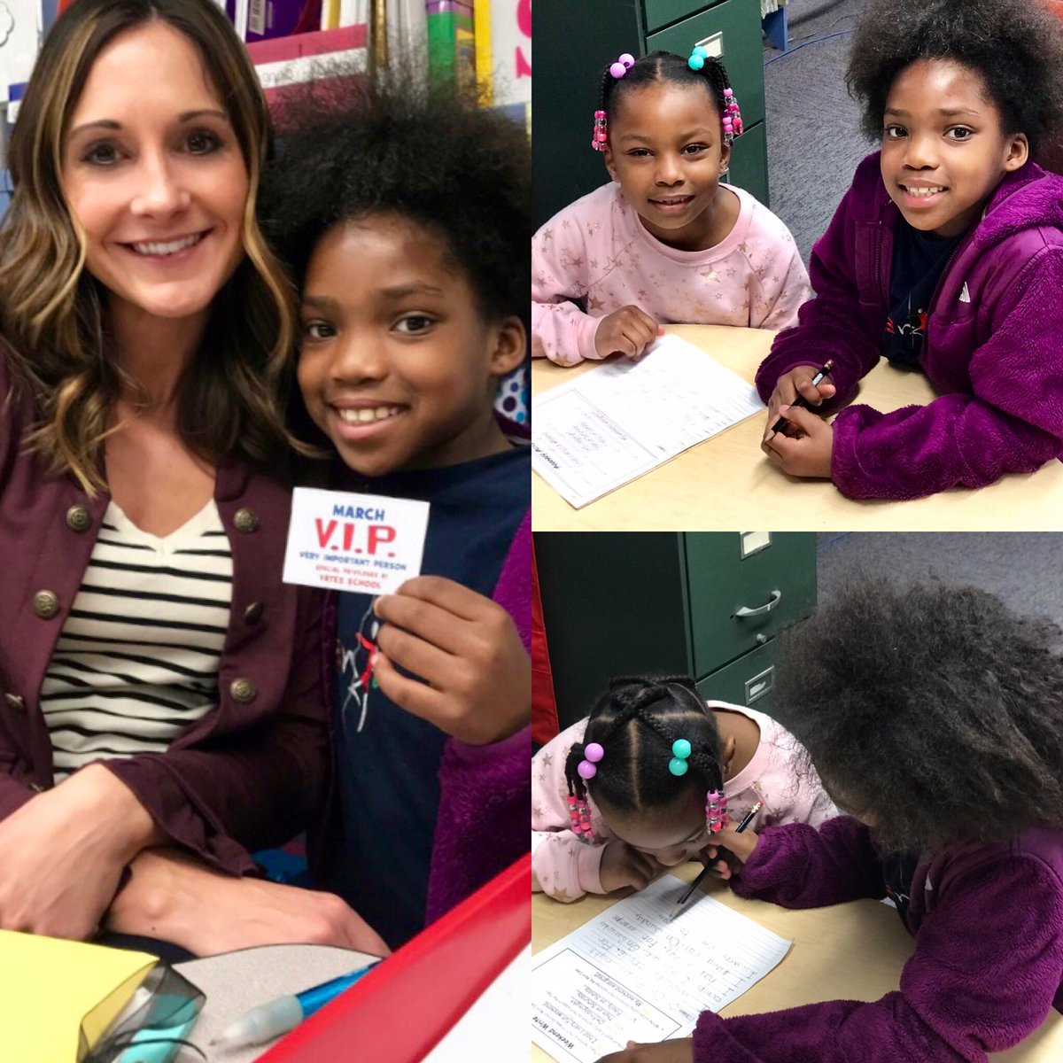 CarrieWhite55's tweet image. This former student chose to be a teacher helper for her Student of the Month VIP incentive! Future teacher? #PBIS #schenectadyvibes @SCSchools @YatesSCSD