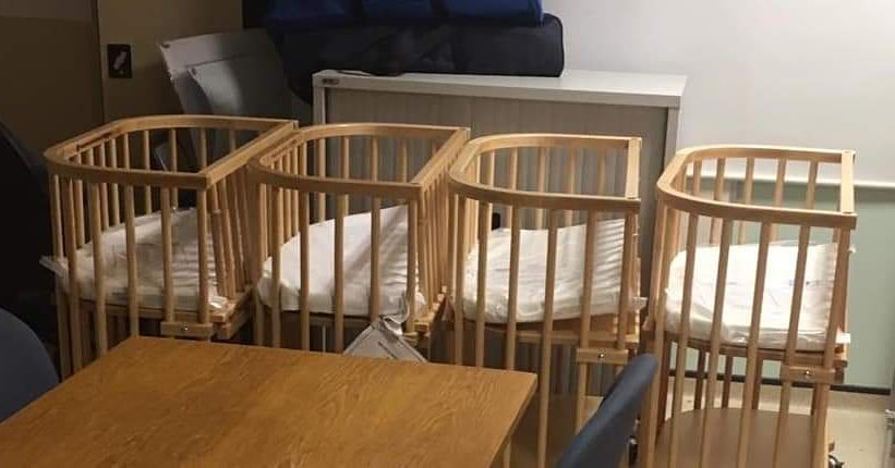 katherinemabey's tweet photo. Following our successful ‘go for it fund’ bid we now have 4 babybay cots ready to go for our ladies that require HDU care. 💜 Love seeing these cots in use and how they promote closeness of mum and baby. #zeroseperation #DerbyMaternity #UHDBmaternity @UHDBTrust @madeleine_foki https://t.co/KzbAq77e0i