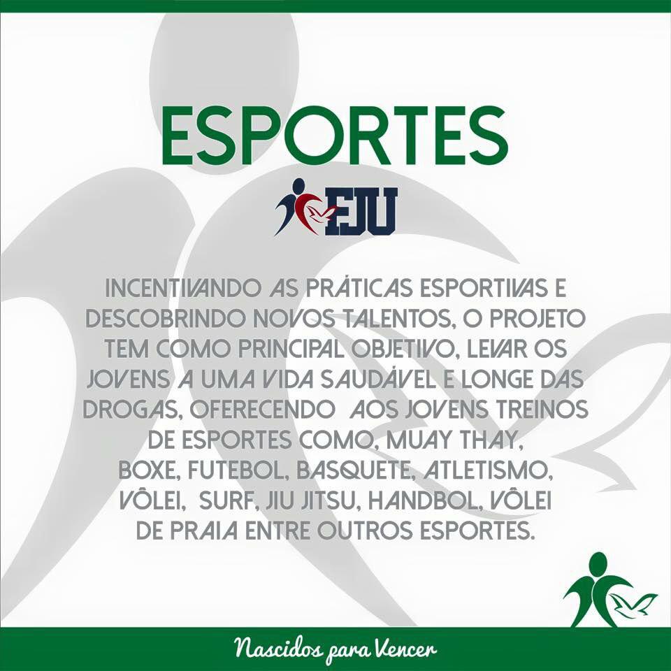 FjuPiabeta's tweet photo. O esporte é o projeto que mais atrai jovens para o FJU. Uma boa divulgação dele nos ajuda a alcançar um número considerável de pessoas. É difícil alguém não gostar de, pelo menos, uma modalidade de esporte e a FJU tem as principais! 🏐⛹️🥇⚽🥊 https://t.co/rM60DGmRq5