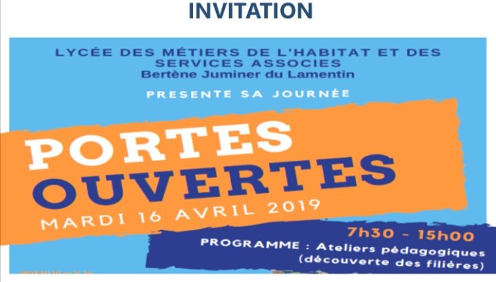 LMBJUMINER971's tweet photo. Le jour J est enfin arrivé, le lycée Bertène Juminere est pret a vous acceuillir.

Venez nombreux le decouvrir!!!

#MostafaFourar #academiedeGuadeloupe #MairieduLamentin #regionguadeloupe #arychalus https://t.co/Y7krWIyx5z