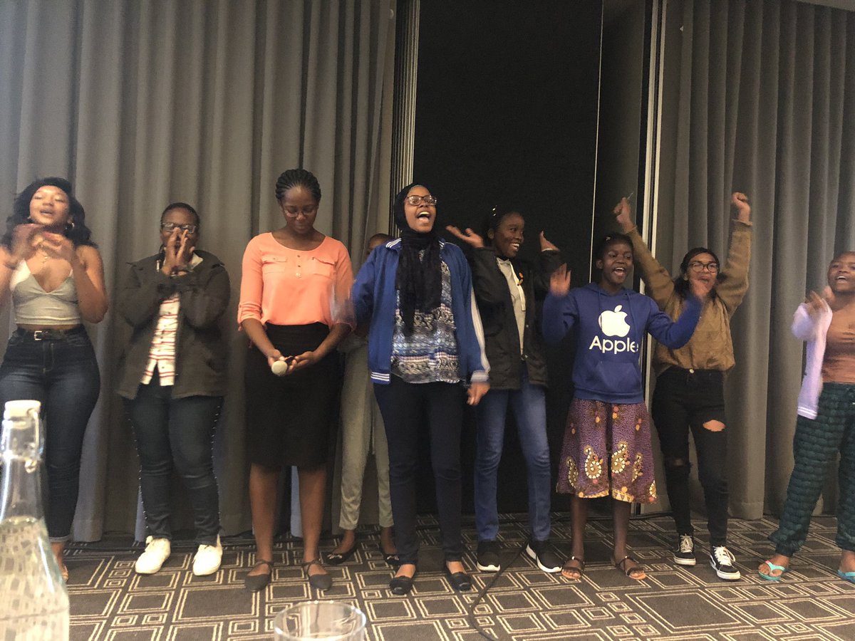 anneshongwe's tweet image. AfricanGirlsCanCode #WeCanCode Young girls making sure that algorithms behind our apps are not sexist as happens with most and promote a gender equal future @phumzileunwomen
