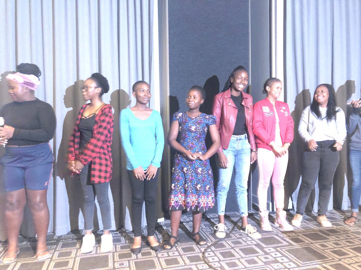 anneshongwe's tweet image. AfricanGirlsCanCode #WeCanCode Young girls making sure that algorithms behind our apps are not sexist as happens with most and promote a gender equal future @phumzileunwomen