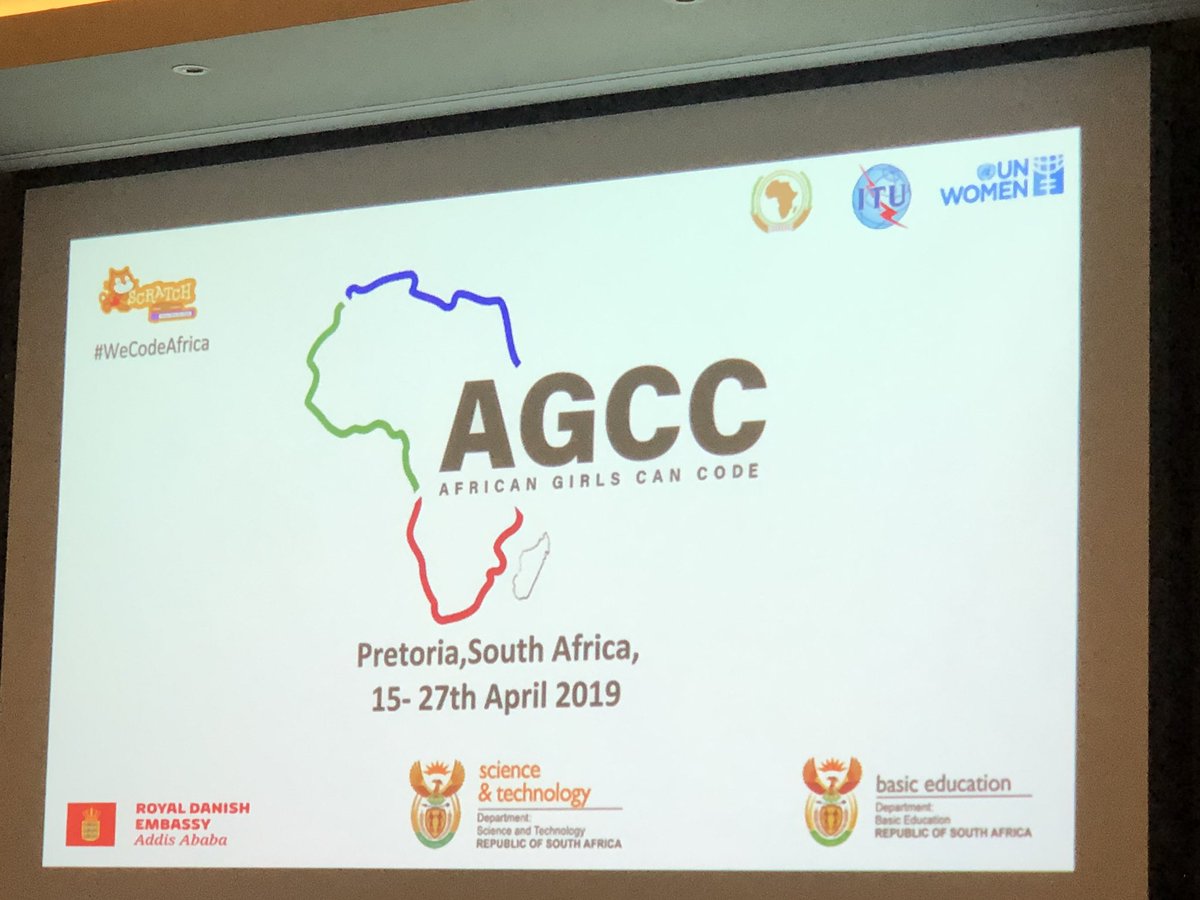 anneshongwe's tweet image. AfricanGirlsCanCode #WeCanCode Young girls making sure that algorithms behind our apps are not sexist as happens with most and promote a gender equal future @phumzileunwomen