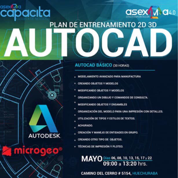 Asexma's tweet photo. Capacítate en #Autocad junto a nuestros planes. Transfórmate y da un paso adelante en tu quehacer profesional. #asexma #asexmacapacita https://t.co/3trs3GyTr6