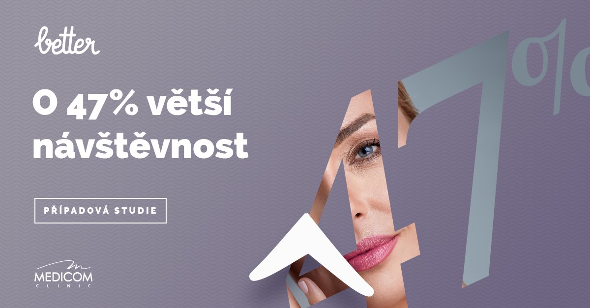 BETTER_cz's tweet photo. Jak se nám podařilo získat pro síť klinik estetické chirurgie náskok před konkurencí? Čtěte 👉 https://t.co/PjY1uBynbT https://t.co/WpWP845E7o