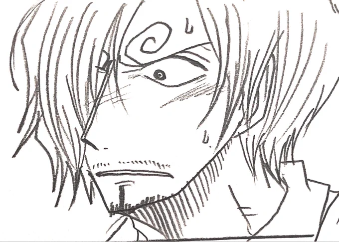 個人的な落書きなんですが推しが可愛く描けたのであげる?笑 