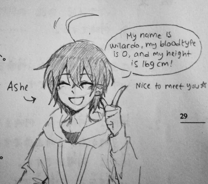 I drew it 
