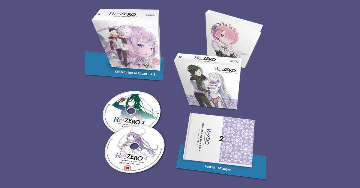 Zavvi Pre Order Now Re Zero Part 2 Collector S Edition With Exclusive Limited Edition Art Box Shop Here T Co 6ynv4janml T Co Bqqnwdlez6