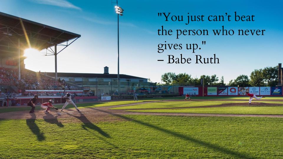 collave_com's tweet image. "You just can't beat the person who never gives up."
- Babe Ruth

#TuesdayMotivation
#Collave