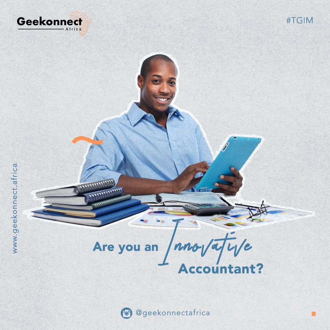 GeekonnectA's tweet photo. It's not enough to put all you've been taught in school to practice.Think outside the box to accomplish things on a bigger and better scale. #BeAGeekAboutIt 😎
.
#geekonnectafrica #tuesday #tuesdaythoughts #accounting #students #pulseng #accountants #accounts #theaccountant https://t.co/5yw8VsWX5Q