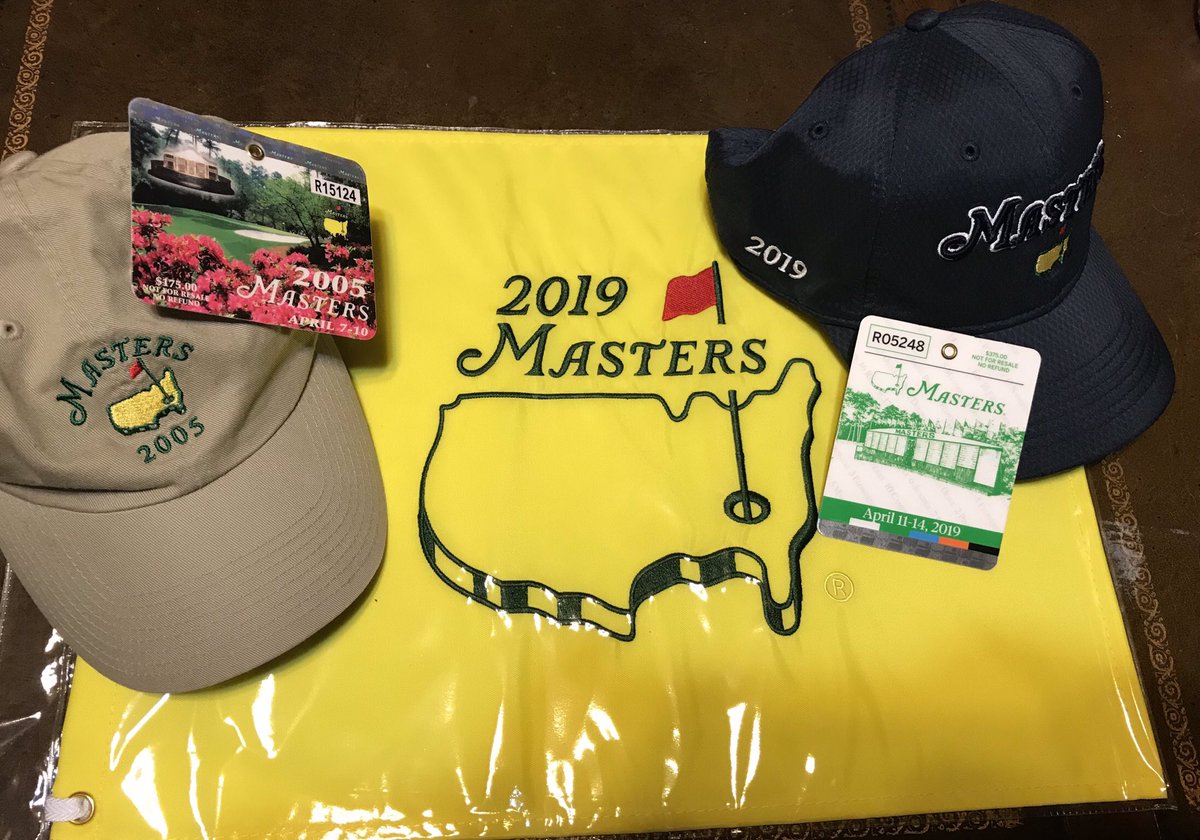 ScanSourceBrian's tweet photo. @TigerWoods Congrats Tiger!  You inspired a generation of golfers &amp; now you’re inspiring another.  Fortunate to be @ 2 - Sunday Masters...’05 &amp; ‘19! 🍀 https://t.co/O7nwA3teEi